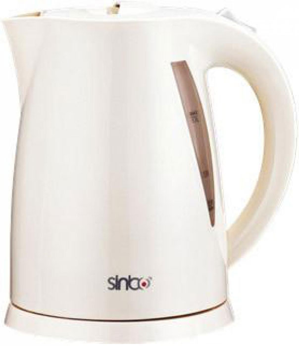 Sinbo SK 7314 электрический чайникSK 7314 Sinbo SK 7314 электрический чайникSK 7314Электрический чайник Sinbo SK 7314 прост в управлении и долговечен в использовании. Изготовлен из высококачественных материалов. Прозрачное окошко позволяет определить уровень воды. Мощность 2000 Вт способна вскипятить 1,7 литра воды в считанные минуты. Беспроводное соединение обеспечивает вращение чайника на подставке на 360°. Для безопасности при повседневном использовании предусмотрены функция автовыключения, а также защита от включения при отсутствии воды.