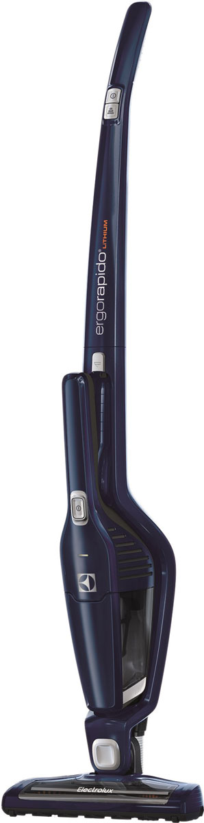 Electrolux ERG101 пылесосERG101 Electrolux ERG101 пылесосERG101Беспроводной пылесос Electrolux Ergorapido (ERG101), выполненный в элегантном цветовом решении сочетает в себе гибкость и маневренность с мощностью и эффективностью. Литиевая батарея TurboPower battery обеспечивает длительное время работы и быструю зарядку. Высокопроизводительная литиевая батарея TurboPower обеспечивает увеличение мощности и времени работы: по сравнению с никель-кадмиевой батареей время работы прибора увеличено вдвое, его вес ниже и он удобнее в использовании. Батарея легко заменяется, быстро заряжается, время работы на ней достигает 21 минуту, а индикатор предупредит о необходимости ее зарядки. Маневренность в диапазоне 180° EasySteer, эргономичный дизайн, продуманная конструкция насадки и большие задние колеса привнесут гибкость в ход вашей уборки и обеспечат плавность поворотов и перемещения прибора на всех типах полов. Два режима мощности позволят подобрать режим уборки для различных поверхностей. Завершив уборку, просто...