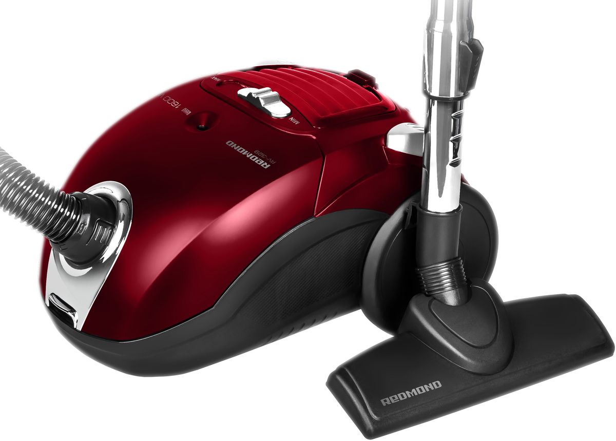 Redmond RV-329, Red пылесосRV-329 красный Redmond RV-329, Red пылесосRV-329 красныйМощный пылесос Redmond RV-329 оснащен 3 насадками для быстрой и качественной уборки. Универсальная насадка позволяет очистить разнообразные напольные покрытия: от гладкого ламината, линолеума и паркета до ковра с коротким ворсом. Щелевая насадка 2 в 1 поможет убрать пыль и загрязнения в узких проемах между шкафом и полом, а с помощью насадки для мягкой мебели вы легко удалите пыль и шерсть домашних животных с диванов, кресел, пледов и подушек. В комплекте RV-329 предусмотрен многоразовый мешок для сбора пыли. Он выполнен из прочного воздухопроницаемого текстиля: пылесборник не порвется даже при попадании влажного и крупного мусора. Вам не придется вытряхивать и чистить мешок после каждого использования пылесоса. Специальный индикатор на корпусе прибора покажет, что пылесборник заполнился и его пора очистить. В воздухе могут содержаться мелкие частицы пыли, вредные микроорганизмы, пыльца и споры грибов, которые провоцируют аллергические реакции и...