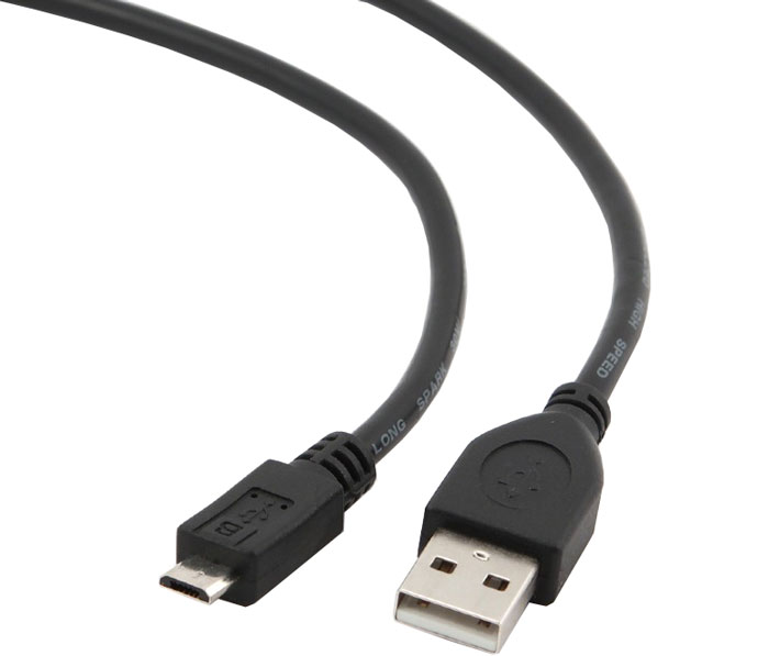 Cablexpert CCP-mUSB2-AMBM-6, Black кабель USB-microUSB (1,8 м)CCP-mUSB2-AMBM-6 Cablexpert CCP-mUSB2-AMBM-6, Black кабель USB-microUSB (1,8 м)CCP-mUSB2-AMBM-6Кабель Cablexpert CCP-mUSB2-AMBM предназначен для передачи данных, синхронизации с персональным компьютером и зарядки цифровых устройств. Его можно использовать со смартфонами или планшетами, фотоаппаратами, плеерами и другими устройствами, которые поддерживают соответствующий интерфейс. Выполнен из материалов высокого качества и легко переносит ежедневное использование. Штекера кабеля сделаны из металла и имеют защитное хромированное покрытие, которое предотвращает образование ржавчины.