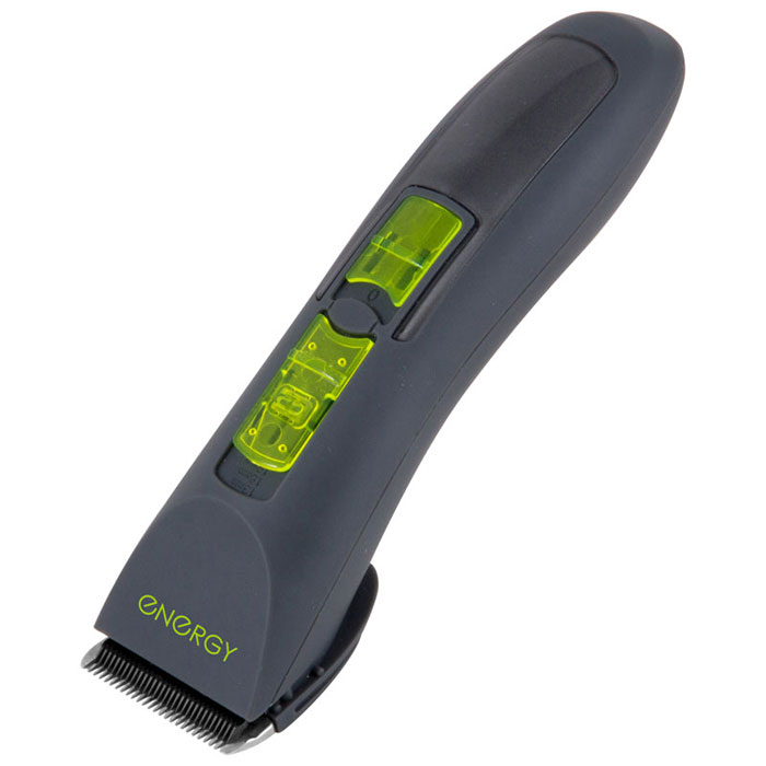Energy EN-727, Grey Green машинка для стрижки волос54 159931 Energy EN-727, Grey Green машинка для стрижки волос54 159931При помощи машинки для стрижки волос Energy EN-727 можно постричь волос по всей длине или подравнять виски в домашних условиях. Лезвия из прочной стали надолго остаются острыми, обеспечивая превосходные результаты стрижки. В комплекте с данной моделью идут 2 насадки: 4, 6, мм, а также масло для ухода за лезвием и щеточка для чистки. Благодаря компактным размерам прибор удобно хранить и можно брать с собой в дорогу. Прибор работает как от встроенного аккумулятора, так и от сети 220В.