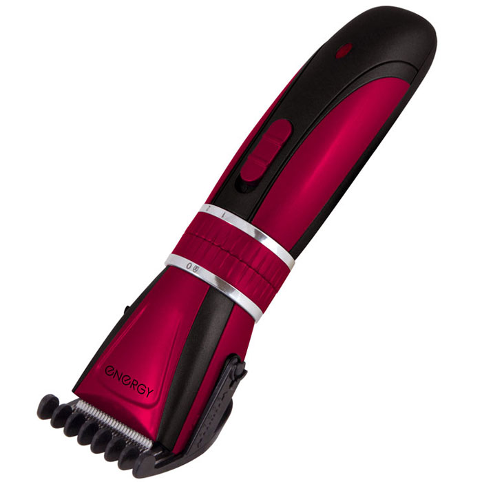 Energy EN-728, Black Red машинка для стрижки волос54 159932 Energy EN-728, Black Red машинка для стрижки волос54 159932При помощи машинки для стрижки волос Energy EN-728 можно постричь волос по всей длине или подравнять виски в домашних условиях. Лезвия из прочной стали надолго остаются острыми, обеспечивая превосходные результаты стрижки. В комплекте с данной моделью идет телескопическая насадка, а также масло для ухода за лезвием, чехол и щеточка для чистки. Благодаря компактным размерам прибор удобно хранить и можно брать с собой в дорогу. Прибор работает как от встроенного аккумулятора, так и от сети 220В.