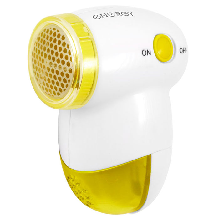 Energy EN-826, White Yellow машинка для удаления катышков54 159921 Energy EN-826, White Yellow машинка для удаления катышков54 159921Если ваши новые вещи после первой стирки покрылись катышками, не отчаивайтесь! Исправить ситуацию поможет машинка для сбора катышек Energy EN-826. При помощи данного компактного прибора вы без труда удалите катышки с любых видов тканей. В машинке предусмотрен специальный съемный контейнер для сбора катышек, а острые лезвия закрываются защитной решеткой, которая позволяет избежать порчи ткани. Работает машинка от двух батареек типа АА (не входят в комплект), которые вы всегда можете заменить. Мощность: 3 Вт