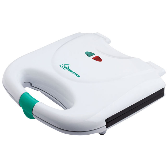 HomeStar HS-2003, White сэндвич-тостер54 002675 HomeStar HS-2003, White сэндвич-тостер54 002675HomeStar HS-2003 - компактный и надежный сэндвич-тостер, который позволит приготовить вкусные и ароматные сэндвичи дома или в поездке. Данная модель оснащена специальными формами для приготовления с антипригарным покрытием. Складной корпус, световые индикаторы работы/нагрева и ненагревающиеся ручки делают использование прибор максимально удобным и безопасным.