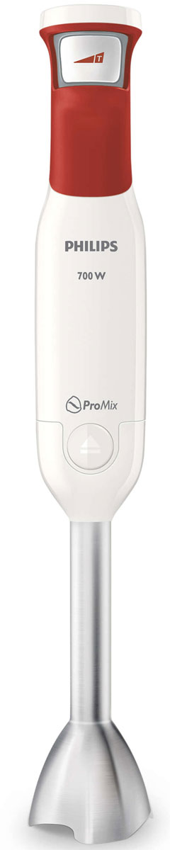 Philips HR2645/40 блендерHR2645/40 Philips HR2645/40 блендерHR2645/40Мощный и надежный ручной блендер Philips HR2645/40 оснащен функцией SpeedTouch для удобного выбора скорости и простого управления. Технология ProMix гарантирует плавное, эффективное смешивание для достижения однородной консистенции. Смешивайте, взбивайте, нарезайте, измельчайте поре — готовьте разнообразные рецепты простым нажатием кнопки. Эргономичная мягкая рукоятка обеспечивает удобный и безопасный захват, что облегчает использование ручного блендера. Благодаря мощному и надежному мотору 700 Вт вы сможете использовать большое количество аксессуаров, обрабатывать практически любые ингредиенты и добиваться превосходных результатов при приготовлении любимых блюд. Уникальная технология Philips ProMix разработана в сотрудничестве со специалистами престижного Штутгартского университета и представляет собой погружную волнообразную насадку треугольной формы, которая гарантирует плавное, быстрое и эффективное смешивание для достижения однородной...