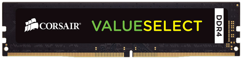 Corsair ValueSelect DDR4 16Gb 2133 МГц модуль оперативной памяти (CMV16GX4M1A2133C15)CMV16GX4M1A2133C15 Corsair ValueSelect DDR4 16Gb 2133 МГц модуль оперативной памяти (CMV16GX4M1A2133C15)CMV16GX4M1A2133C15Модули памяти Corsair ValueSelect DDR4 разработаны для опережения отраслевых стандартов, чтобы гарантировать максимальную совместимость практически со всеми ПК Intel 6-го поколения. Они собраны из лучших компонентов и тщательно проверены для обеспечения стабильной и надежной работы.