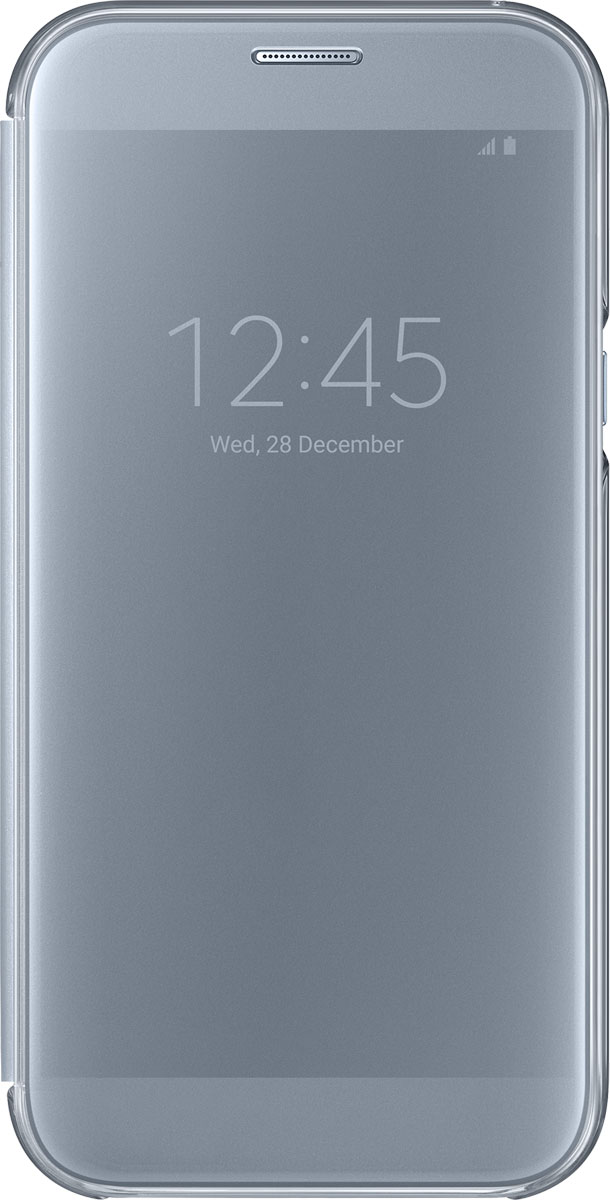 Samsung EF-ZA720 ClearView чехол для Galaxy A7 (2017), BlueEF-ZA720CLEGRU Samsung EF-ZA720 ClearView чехол для Galaxy A7 (2017), BlueEF-ZA720CLEGRUЧехол-книжка Samsung ClearView для Samsung Galaxy A7 2017 надежно защитит ваш смартфон от пыли, грязи, царапин, оставив при этом свободный доступ ко всем разъемам устройства. Чехол Samsung ClearView - это стильная и элегантная деталь вашего образа, которая всегда обращает на себя внимание среди множества вещей.