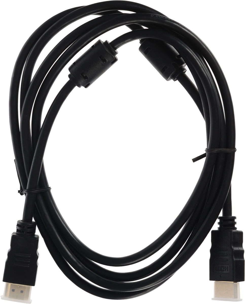 D-Color DCC-HH200F кабель HDMI 2 м4603725280700 D-Color DCC-HH200F кабель HDMI 2 м4603725280700Кабель D-Color DCC-HH200F с фильтрами изготовлен из высококачественного поливинилхлорида, жилы проводников отлиты из меди, а изолятор сделан из вспененного полиэтилена. Контакты позолочены 24 каратным техническим золотом.