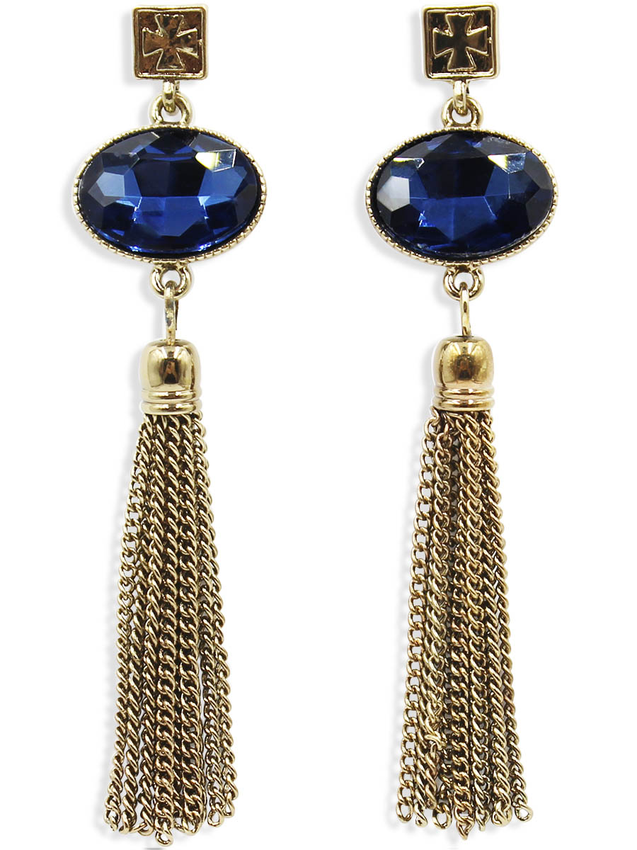 Серьги Taya, цвет: темное золото. T-B-12443T-B-12443-EARR-D.GOLD Серьги Taya, цвет: темное золото. T-B-12443T-B-12443-EARR-D.GOLDСерьги-гвоздики с заглушкой металл-пластик изготовлены из бижутерного сплава. Серьги выполнены с оригинальными подвесками-кисточками которые крепятся к небольшим кристаллам.