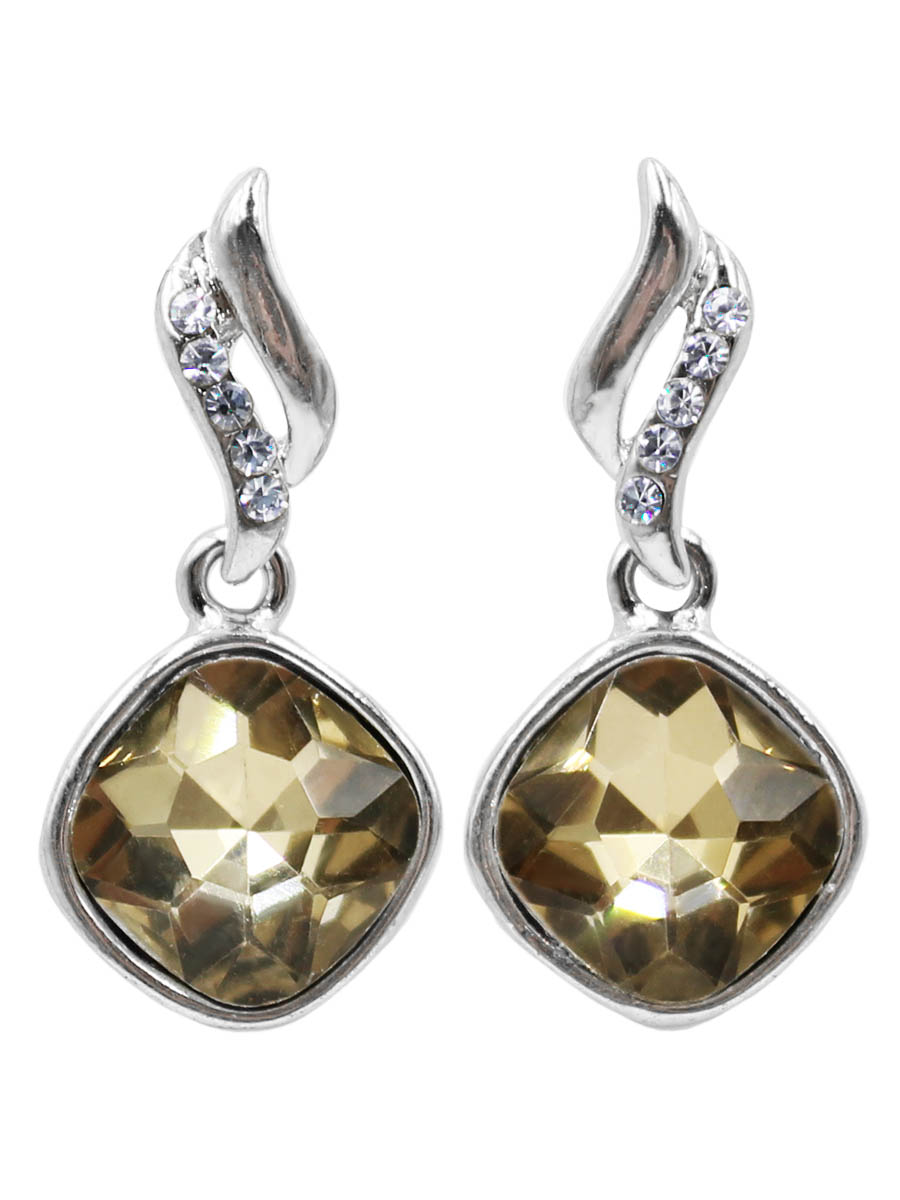 Серьги Taya, цвет: серебристый, золотистый. T-B-12466T-B-12466-EARR-SL.GOLD Серьги Taya, цвет: серебристый, золотистый. T-B-12466T-B-12466-EARR-SL.GOLDСерьги-гвоздики с заглушкой металл-пластик. Мелкие серьги с песочно-желтым кристаллом. Идеально подчеркнут ваш образ каждый день.