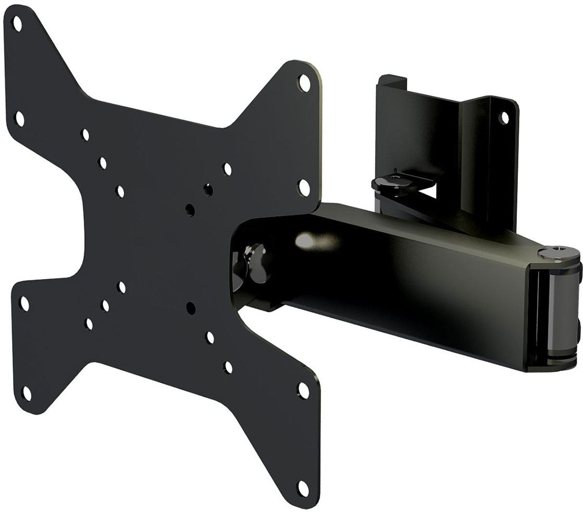 Mart 307S, Black кронштейн для ТВ1255969 Mart 307S, Black кронштейн для ТВ1255969Mart 307S - надежный кронштейн для вашего телевизора. Максимальная нагрузка составляет 25 кг, а угол поворота до 150°. Данный кронштейн поможет организовать пространство в гостиной или любой другой комнате. Ведь гораздо удобнее, когда телевизор установлен не на столе или тумбе, а на стене.