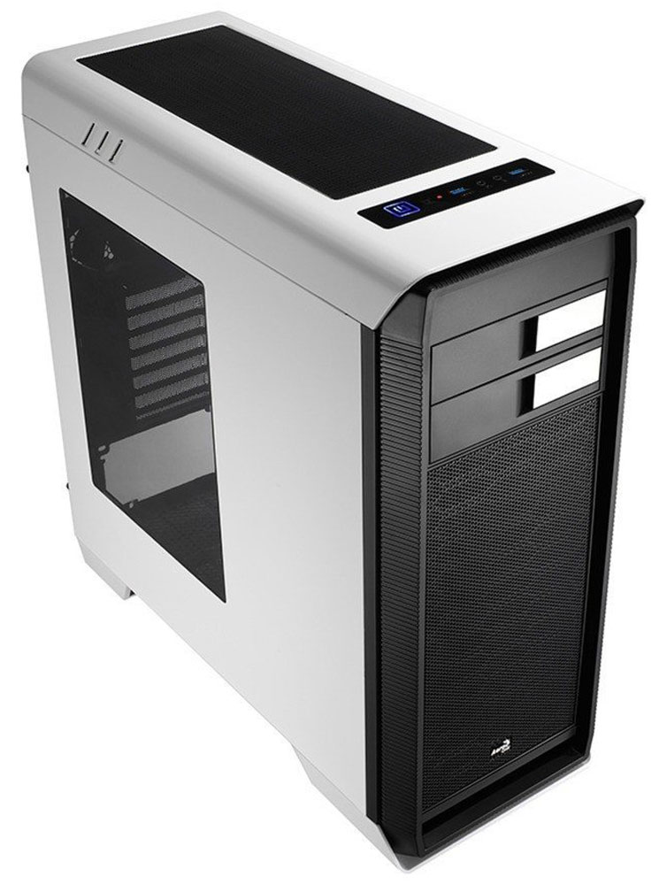 Aerocool Aero-1000, White компьютерный корпус4713105955309 Aerocool Aero-1000, White компьютерный корпус4713105955309Корпус Aerocool Aero-1000 - лучший в своём классе. Изюминкой линейки Aero стала отличная вентиляция корпуса, и по этому легко обходят конкурентов в своём классе. Прочный корпус со скруглёнными верхними гранями, выполненный из стали толщиной 0,8 мм. И передняя, и верхняя панели корпуса поддерживают установку 240- или 280-мм систем водяного охлаждения Сетка на передней панели корпуса извлекается одним нажатием, чтобы чистить фильтр было легко и удобно. Моющийся пылевой фильтр в комплекте. Магнитный пылевой фильтр легко снимается и чистится. Съёмный отсек для 3,5-дюймового накопителя позволяет установить видеокарту длиной до 410 мм. В сам отсек можно установить 3 х 2,5-дюймовых либо 2 х 3,5-дюймовых накопителя. В отсеки для накопителей можно установить 7 х 2,5-дюймовых либо 5 х 3,5-дюймовых накопителей. Система водяного охлаждения: Передняя панель: поддерживаются 120/140/240/280 мм радиаторы толщиной до 45 мм Верхняя панель:...