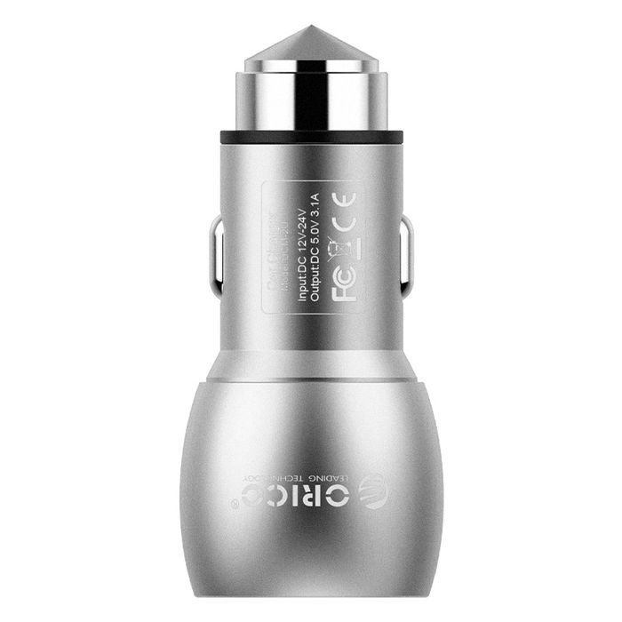 Orico UCM-2U, Silver автомобильное зарядное устройствоORICO UCM-2U-SV Orico UCM-2U, Silver автомобильное зарядное устройствоORICO UCM-2U-SVНе смотря на высокую мощность, размеры у Orico UCM-2U оказались небольшими, а его корпус сделан из металла. Благодаря использованию качественных электронных компонентов, КПД Orico UCM-2U удалось поднять до 88%. Необычный дизайн Orico UCM-2U позволяет использовать его вместо аварийного молотка для того, чтобы разбить стекло автомобиля, если дверь будет заблокирована в случае ДТП. Orico UCM-2U защищён от коротких замыканий, высокой температуры, скачков напряжения, перегрузки по току и от других неприятностей, с которыми может встретиться зарядное устройство. Orico UCM-2U совместим не только с множеством устройств, но и со всеми моделями автомобилей с прикуривателями на 12 В и 24 В.