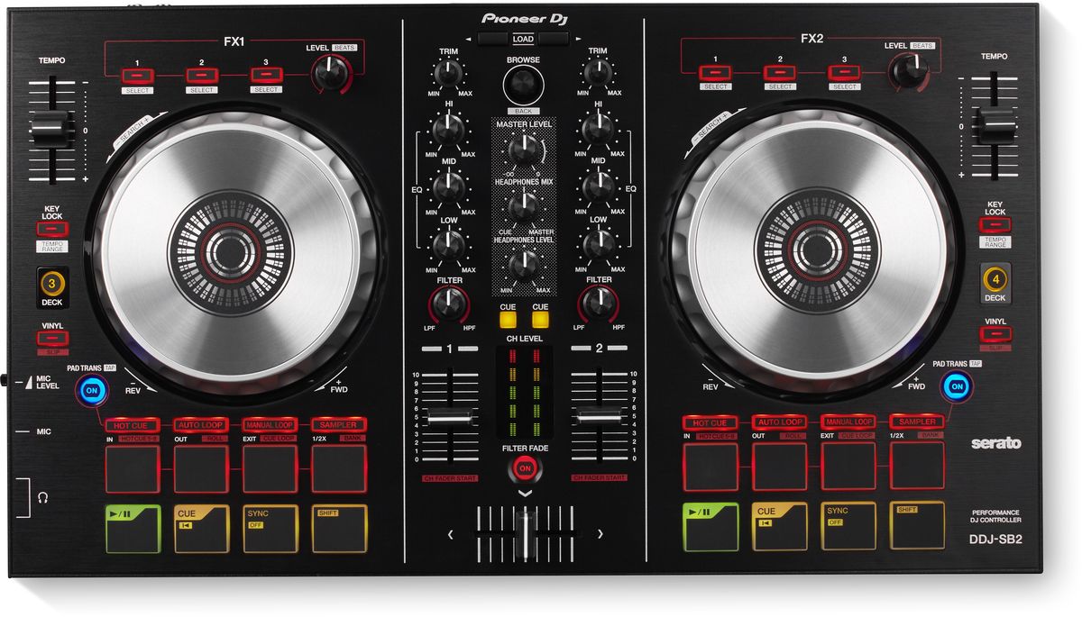 Pioneer DDJ-SB2 DJ контроллер для начинающих344558 Pioneer DDJ-SB2 DJ контроллер для начинающих344558Контроллер Pioneer DDJ-SB2 стал весьма популярен среди начинающих диджеев благодаря интуитивному plug- and-play управлению программой Serato DJ Intro (поставляется в комплекте) и Serato DJ (апгрейд на платной основе). Обе версии предоставляют эффекты iZotope FX, режим Slip, функцию записи и возможность подключения пакетов расширений. Инновационная функция Filter Fade обеспечивает бесшовное микширование треков, позволяя регулировать громкость и фильтр низких частот одной рукой. Таким образом, вторая рука освобождается для работы с пэдами и кнопками для запуска семплов, эффектов и петель. Возможности Pioneer DDJ-SB2 расширены профессиональными функциями, которые обычно встречаются в более высоком ценовом сегменте: это и управление четырьмя деками, и индикаторы уровня сигнала на каждом канале, а также Trans Beat эффект, который уменьшает громкость при нажатии пэда трека синхронно с битом. Четыре кнопки запускают Hot Cue, Auto Loop, Manual...