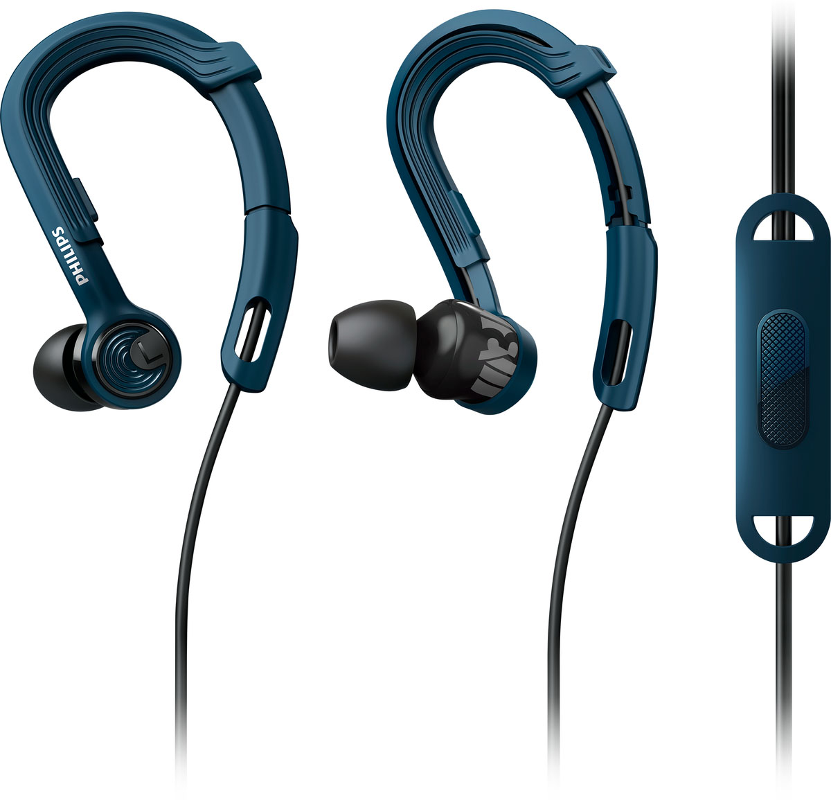 Philips SHQ3405BL/00 наушникиSHQ3405BL/00 Philips SHQ3405BL/00 наушникиSHQ3405BL/00Наушники Philips SHQ3405BL/00 помогут сконцентрироваться и сохранить мотивацию при выполнении самых трудных задач. Благодаря регулировке крепления-крючка, легкому весу и защите от пота вы можете наслаждаться великолепным звучанием музыки во время интенсивных тренировок. Наушники ActionFit с запатентованным регулируемым заушным креплением обеспечивают надежную посадку и комфорт. Просто поместите крючки за уши и сдвиньте регулируемое крепление вверх или вниз для комфортной посадки. Теперь вы готовы к покорению любых высот и препятствий - наушники останутся на месте, чем бы вы ни занимались. Конструкция наушников ActionFit разрабатывалась для гарантии прочности и надежности. Кевларовый кабель хорошо защищен от износа и поломок и рассчитан на использование в жестких условиях во время тренировок. 8,6-мм излучатели обеспечивают великолепное звучание, которое помогает достичь превосходных результатов. Наушники-вкладыши обеспечивают плотное...
