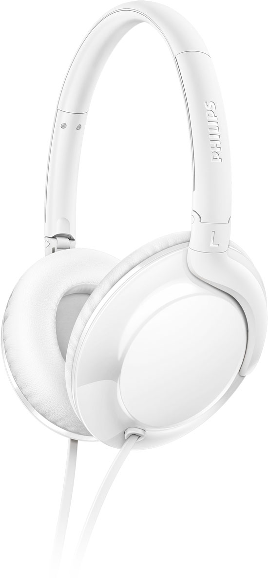 Philips SHL4600WT/00 наушникиSHL4600WT/00 Philips SHL4600WT/00 наушникиSHL4600WT/00Воплощение элегантности и лаконичности: надежные наушники Philips SHL4600WT/00 отличаются четкими линиями современного дизайна и утонченной конструкцией. Они созданы для обеспечения чистоты звучания и удобства при использовании в течение всего дня, а также имеют компактную складную конструкцию. Расположенные под углом 32-мм излучатели высокой мощности обеспечивают воспроизведение чистого, четкого звука и насыщенных басов. Плоский кабель защищает наушники от спутывания, а фиксатор кабеля обеспечивает его долговечность. Мягкие амбушюры и излучатели, расположенные под углом, идеально комфортные при длительном ношении. Сверхлегкая конструкция и утонченный дизайн для полного комфорта в дороге.
