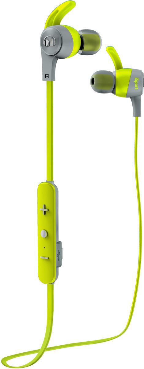 Monster iSport Achieve In-Ear Wireless, Green наушники137088-00 Monster iSport Achieve In-Ear Wireless, Green наушники137088-00Вставные спортивные наушники iSport Achieve In-Ear Wireless с запатентованными технологиями Monster - лучшие в своем ценовом сегменте. Эксклюзивное крепление SecureFit от Monster позволяет наушникам оставаться на месте в течении самой подвижной тренировки в тренажерном зале. Высокая шумоизоляция позволит сосредоточиться на треках, а покрытие с защитой от пота добиться наибольшей интенсивности тренировок с максимальным комфортом.