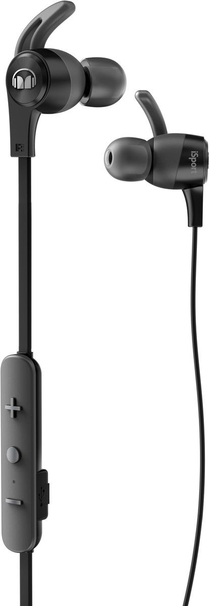 Monster iSport Achieve In-Ear Wireless, Black наушники137089-00 Monster iSport Achieve In-Ear Wireless, Black наушники137089-00Вставные спортивные наушники iSport Achieve In-Ear Wireless с запатентованными технологиями Monster - лучшие в своем ценовом сегменте. Эксклюзивное крепление SecureFit от Monster позволяет наушникам оставаться на месте в течении самой подвижной тренировки в тренажерном зале. Высокая шумоизоляция позволит сосредоточиться на треках, а покрытие с защитой от пота добиться наибольшей интенсивности тренировок с максимальным комфортом.