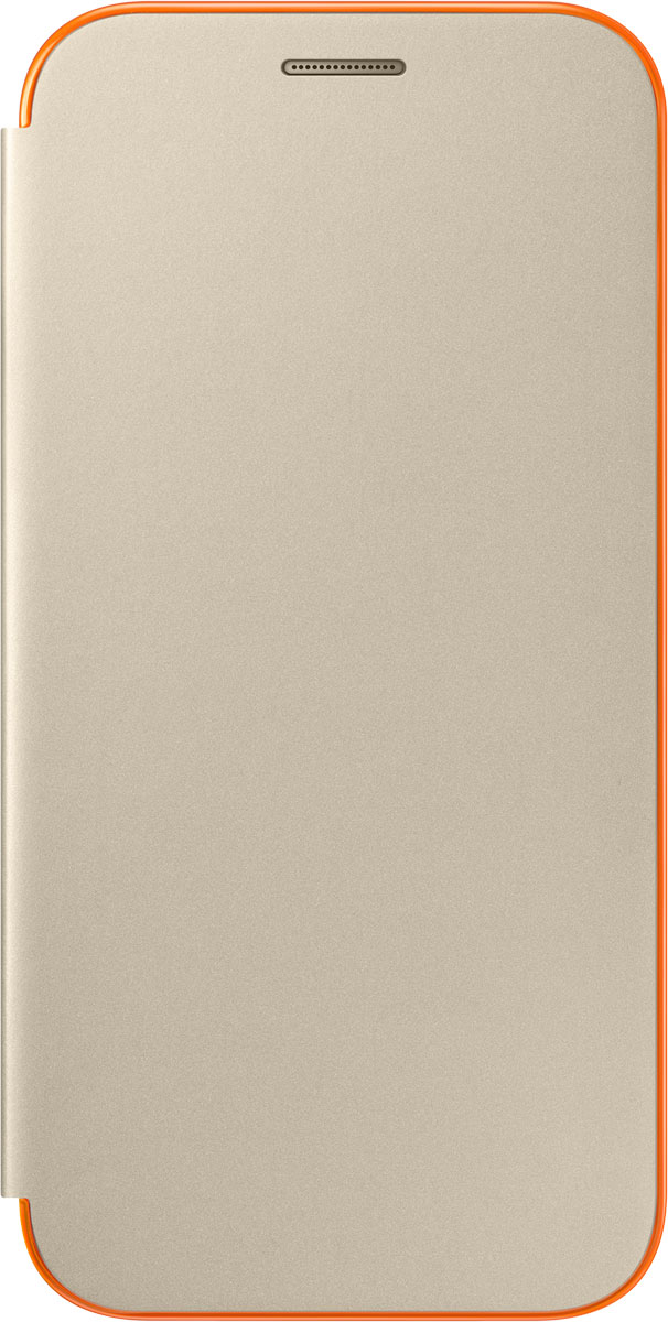 Samsung EF-FA520 Neon Flip Cover чехол для Galaxy A5 (2017), GoldEF-FA520PFEGRU Samsung EF-FA520 Neon Flip Cover чехол для Galaxy A5 (2017), GoldEF-FA520PFEGRUЧехол Neon Flip Cover создан для качественной защиты смартфона Samsung Galaxy A5 (2017) с учетом его особенностей. Он плотно прилегает к девайсу и защищает от пыли и царапин. Чехол выполнен из материалов высокого качества, приятен на ощупь, не увеличивает габаритов смартфона, подчеркивая его тонкую форму и современный стиль.