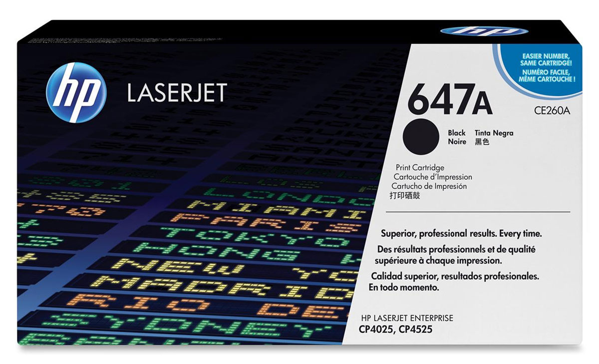 HP CE260A, Black тонер-картридж для Color LaserJet CP4025/CP4525CE260A HP CE260A, Black тонер-картридж для Color LaserJet CP4025/CP4525CE260AРасходные материалы HP Color LaserJet 647 обеспечивают высокую производительность и экономят время и расходные материалы. Надежная печать деловых документов профессионального качества. Картриджи HP разработаны для использования с вашим принтером. Оригинальные картриджи HP с тонером ColorSphere обеспечивают четкий черный текст при печати деловых документов. Тонер HP гарантирует неизменно высокие результаты и профессиональное качество лазерной печати на различных носителях. Низкие расходы на печать и высокая эффективность работы. Картриджи для принтеров HP Color LaserJet гарантируют безотказную печать неизменно высокого качества. Благодаря своей исключительной надежности эти картриджи обеспечивают бесперебойную работу и позволяют снизить затраты на расходные материалы. Выберите черный картридж в соответствии с вашими потребностями. Этот стандартный картридж идеально подходит для повседневной офисной печати. Интеллектуальная система, встроенная...