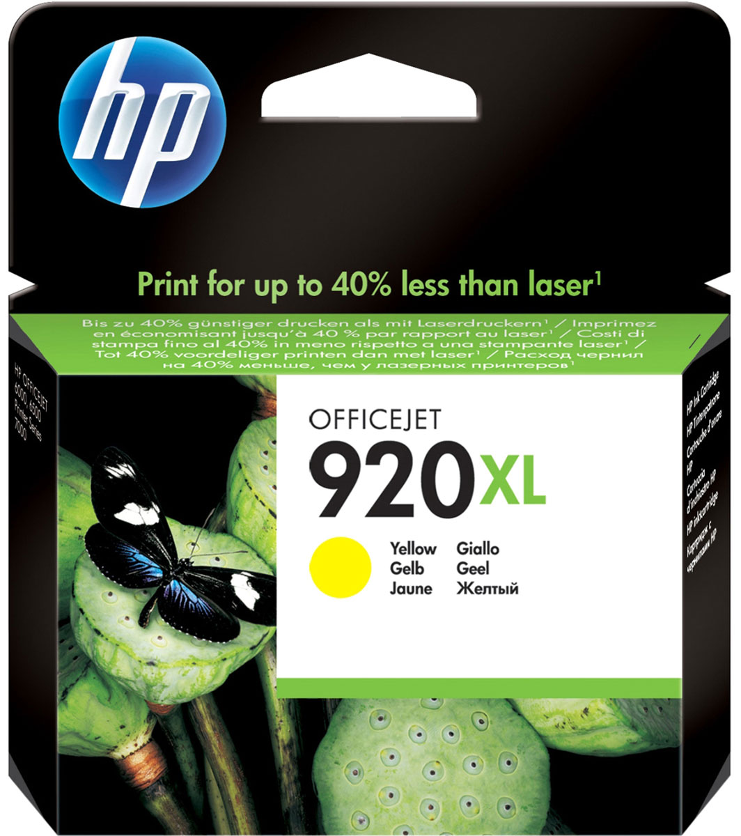 HP CD974AE (№ 920XL), Yellow картридж для OJ 6000/6500/7000CD974AE HP CD974AE (№ 920XL), Yellow картридж для OJ 6000/6500/7000CD974AEЖелтые картриджи HP 920XL с оригинальными чернилами HP гарантируют печать цветных документов профессионального качества с меньшими затратами по сравнению с лазерными устройствами. Оригинальные чернила HP обеспечивают быстрое высыхание документов, особенно при использовании бумаги с логотипом ColorLok. Оригинальные чернила HP позволяют печатать цветные документы профессионального качества почти на 40 % дешевле, чем при использовании лазерных устройств. Раздельные картриджи обеспечивают экономичную печать. Добейтесь впечатляющего качества печати. Оригинальные чернила HP обеспечивают быстрое высыхание документов, особенно при использовании бумаги с логотипом ColorLok. Технологии HP позволяют заменять картриджи без особых усилий. Воспользуйтесь функцией оповещения о низком уровне чернил и оцените удобство приобретения расходных материалов с помощью системы HP SureSupply. Вы можете ознакомиться со списком картриджей, которые можно использовать на...