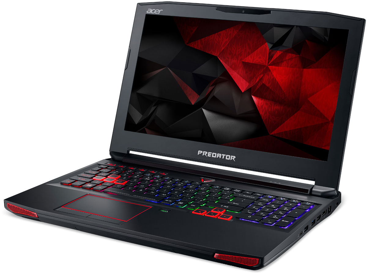 Acer New Predator G9-593-74CT, BlackG9-593-74CT Acer New Predator G9-593-74CT, BlackG9-593-74CTРаскройте весь свой потенциал благодаря ноутбуку Acer New Predator G9-593-74CT с производительностью игрового настольного компьютера. Легко обжечься в пылу настоящей битвы. Сохраняйте хладнокровие благодаря усовершенствованной технологии охлаждения. Cooler Master поможет снизить температуру и повысить производительность. А решение Predator FrostCore пригодится вам во время жарких игровых баталий. Отсутствие задержек при подключении зачастую решает исход сетевых поединков. Управляйте подключением к интернету с помощью технологии Killer DoubleShot Pro. Благодаря программе PredatorSense в вашем распоряжении окажутся расширенные настройки для создания уникальной игровой атмосферы. Predator Dust Defender помогает содержать железо в чистоте и порядке. Изменение направления воздушного потока защитит от скопления пыли и гарантирует бесперебойную работу важных компонентов. PredatorSense предоставляет доступ к таким игровым...