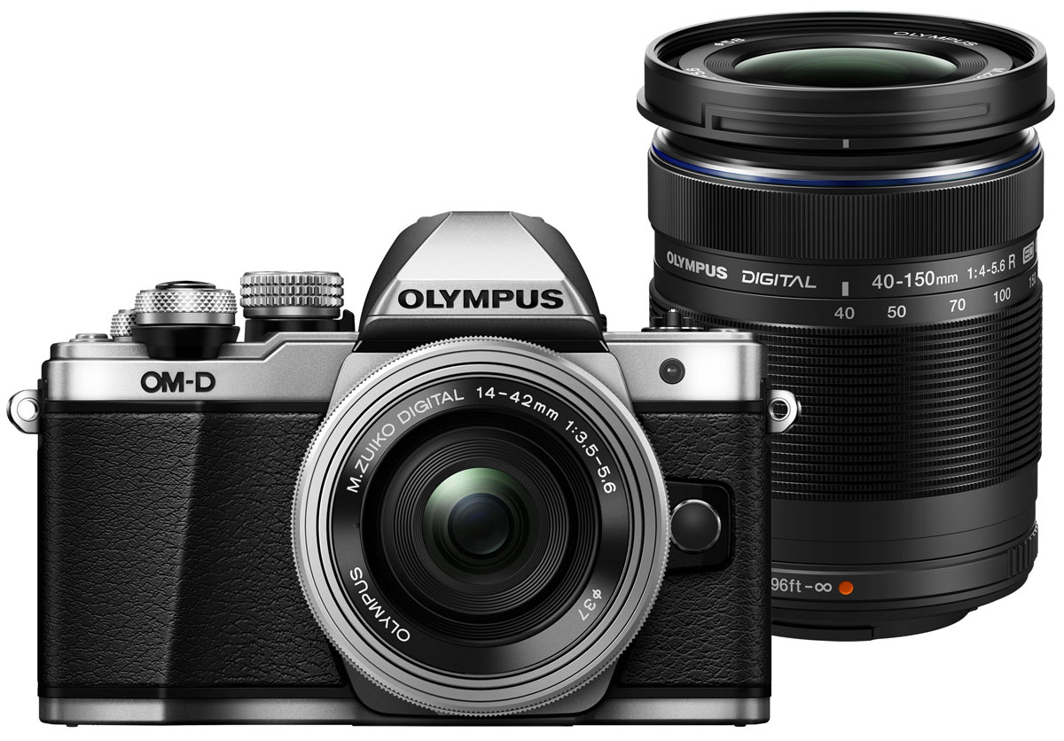 Olympus OM-D E-M10 Mark II Kit 14-42 EZ + 40-150 R, Silver цифровая фотокамераV207053SE000 Olympus OM-D E-M10 Mark II Kit 14-42 EZ + 40-150 R, Silver цифровая фотокамераV207053SE000Olympus OM-D E-M10 Mark II - компактная, легкая и эргономичная камера, которая способна удовлетворить все ваши потребности, куда бы вы ни отправились. Несмотря на цельнометаллический корпус E-M10 Mark II весит всего 390 г, так что она никогда не станет вам помехой. Великолепный классический дизайн и самые передовые технологии для получения отличных снимков. Идеальное качество снимков в условиях плохого освещения и в движении. Ваши снимки будут ясными и четкими в любой ситуации благодаря примененной в E-M10 Mark II мощной технологии 5-осевой стабилизации изображения (IS). Где бы вы ни оказались вы всегда получите великолепные, качественные, четкие снимки. 5-осевой стабилизатор изображения встроен в корпус для более эффективной работы и уменьшения веса камеры. С E-M10 Mark II публиковать фотографии стало просто как никогда. Передайте фотографии на свой смартфон с помощью приложения OLYMPUS Image Share (OI.Share) и легко поделитесь ими со своими...