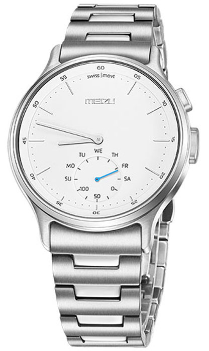 Meizu Mix Steel, Silver смарт-часыMZWA1S-S-SL Meizu Mix Steel, Silver смарт-часыMZWA1S-S-SLЛёгкие умные часы с кварцевым механизмом Meizu Mix. Корпус, циферблат, стрелки и браслет умных кварцевых часов Meizu Mix изготовлены из ювелирной стали. Она устойчива к коррозии, высоким температурам и износу. Прекрасная комбинация надёжных материалов и утончённого дизайна. Элегантное сапфировое стекло. Твёрдость сапфирового стекла равна 9 и уступает лишь алмазу. Такое стекло выдерживает царапины, удары и высокие температуры. Вы не будете разочарованы. В умных часах Meizu Mix установлен швейцарский часовой механизм, известный благодаря своей долгой истории и мастерству изготовления. В часах сочетаются функциональность умных часов и продолжительный срок службы с традиционной точностью и надёжностью. Легкие умные часы Meizu плотно сидят на запястье. Теперь вы больше не пропустите входящий звонок, SMS или сообщение в мессенджере. В часах возможно настроить будильник и напоминания. Высокоточный сенсор отслеживает ваши...