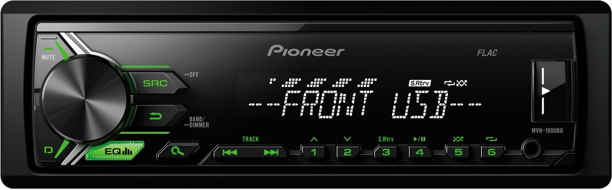 Pioneer MVH-190UBG автомагнитола Pioneer MVH-190UBG автомагнитола
