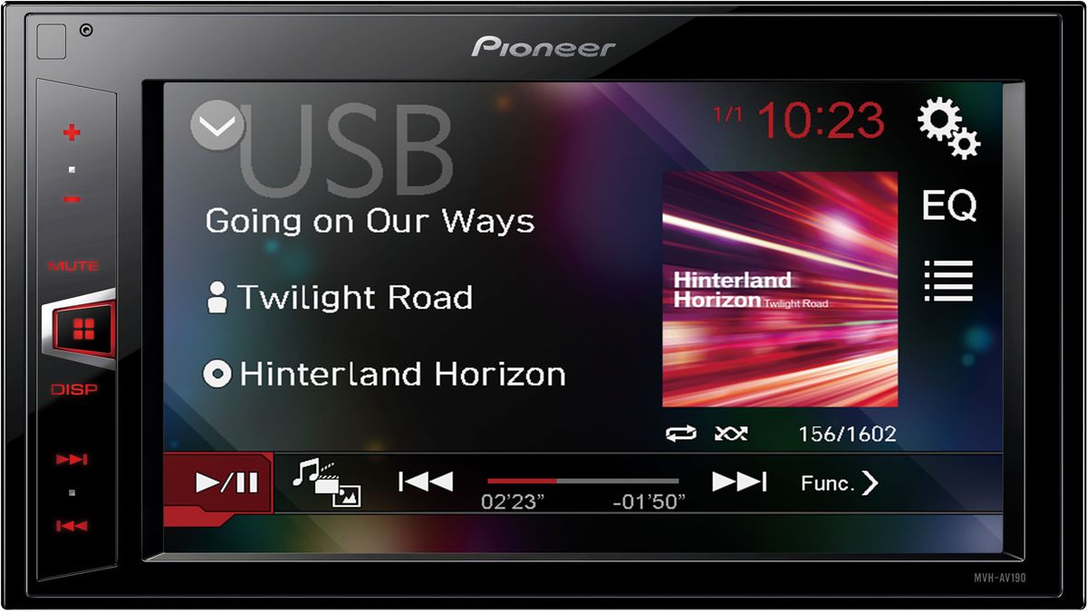 Pioneer MVH-AV190 автомагнитолаMVH-AV190 Pioneer MVH-AV190 автомагнитолаMVH-AV190Модель MVH-AV190 оснащена 6,2-дюймовым Clear Type экраном с интуитивно понятным интерфейсом и лаконичным дизайном. Этот мультимедийный ресивер формата 2 DIN поддерживает воспроизведение наиболее популярных форматов, таких как MP3, WMA и WAV. Бездисковые головные устройства ориентированы прежде всего на владельцев смартфонов и активных пользователей флэш-карт. Отсутствие CD-привода позволяет устройствам, например, таким, как смартфон, занять центральное место в автомобиле.