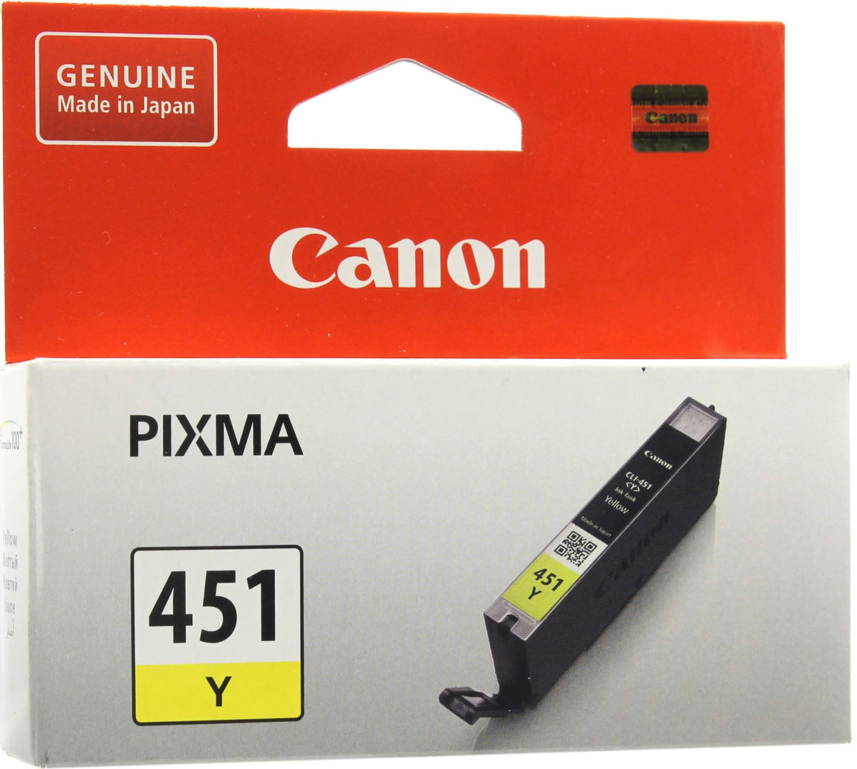 Canon CLI-451, Yellow картридж для PIXMA MG6340/MG5440/IP72406526B001 Canon CLI-451, Yellow картридж для PIXMA MG6340/MG5440/IP72406526B001Оригинальный картридж Canon CLI-451 с оригинальными чернилами гарантирует профессиональный вид печатаемых документов и высокую производительность. Надежная печать без проблем. Точная цветопередача и быстрое высыхание. Для получения красивых и долговечных отпечатков сделайте выбор в пользу чернил Canon.