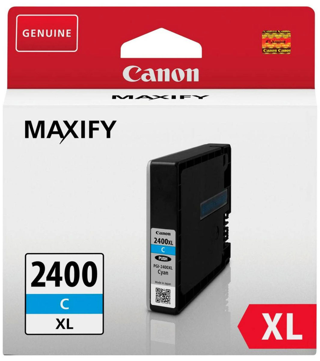 Canon PGI-2400XL, Cyan картридж для Maxify iB4040/МВ5040/МВ53409274B001 Canon PGI-2400XL, Cyan картридж для Maxify iB4040/МВ5040/МВ53409274B001Оригинальный картридж Canon PGI-2400XL с оригинальными чернилами гарантирует профессиональный вид печатаемых документов и высокую производительность. Надежная печать без проблем. Точная цветопередача и быстрое высыхание. Для получения красивых и долговечных отпечатков сделайте выбор в пользу чернил Canon.