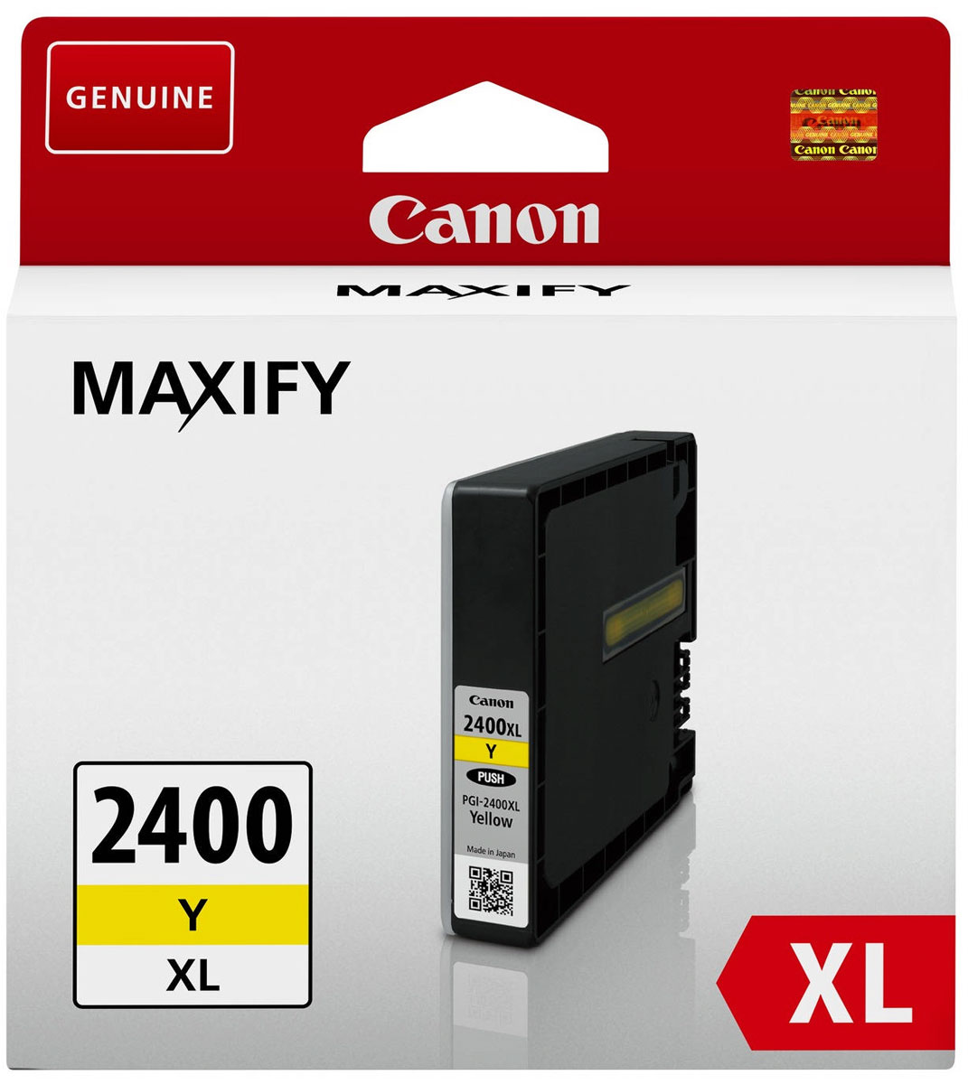 Canon PGI-2400XL, Yellow картридж для Maxify iB4040/МВ5040/МВ53409276B001 Canon PGI-2400XL, Yellow картридж для Maxify iB4040/МВ5040/МВ53409276B001Оригинальный картридж Canon PGI-2400XL с оригинальными чернилами гарантирует профессиональный вид печатаемых документов и высокую производительность. Надежная печать без проблем. Точная цветопередача и быстрое высыхание. Для получения красивых и долговечных отпечатков сделайте выбор в пользу чернил Canon.