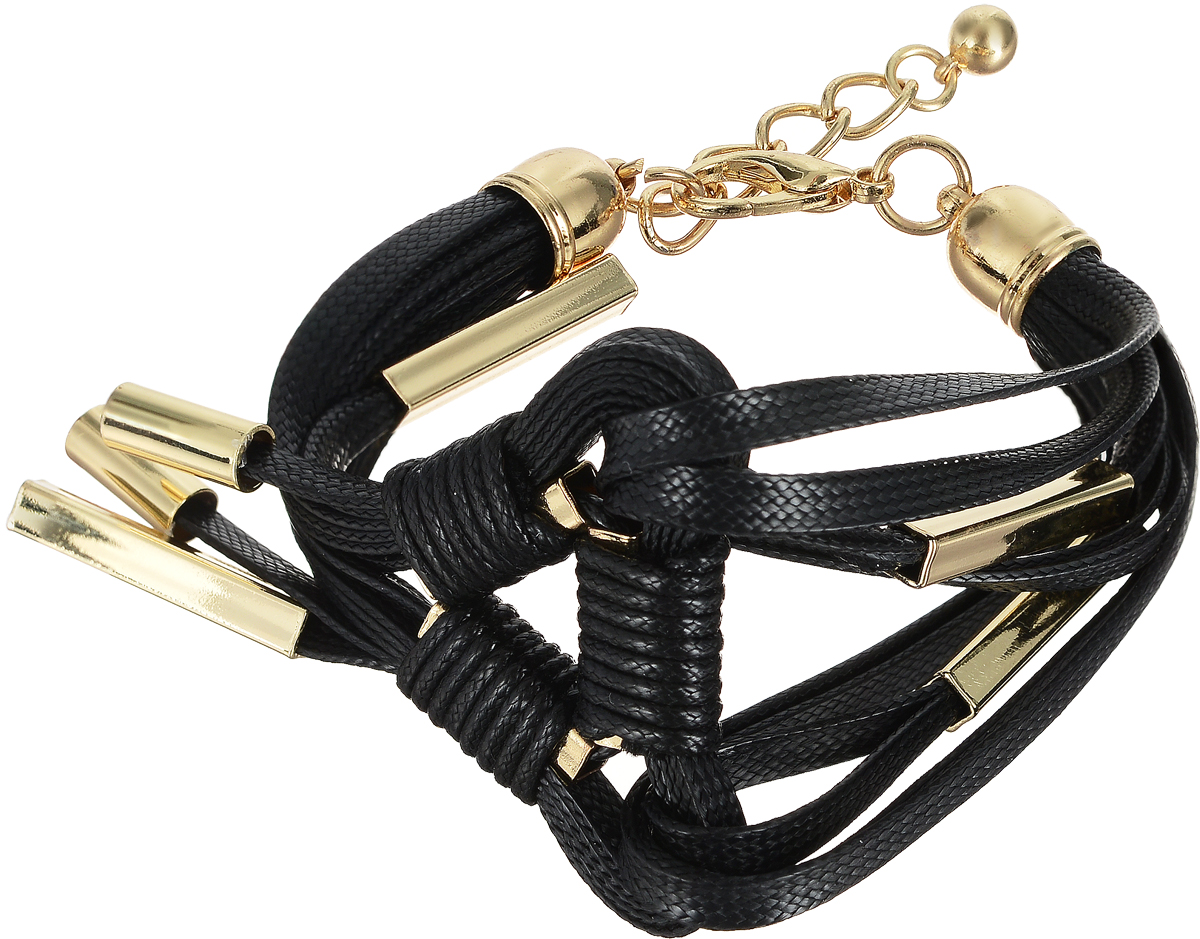Браслет Art-Silver, цвет: черный. 141114-30Black-566141114-30Black-566 Браслет Art-Silver, цвет: черный. 141114-30Black-566141114-30Black-566Лаконичный женский браслет Art-Silver выполнен из бижутерного сплава, текстиля и золота 0,01 мкрн. Браслет застегивается при помощи застежки-карабина, благодаря которой браслет легко снимать и надевать. Необычный браслет блестяще подчеркнет ваш изысканный вкус и поможет внести разнообразие в привычный образ.