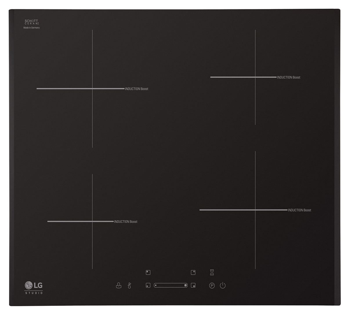 LG KVN6403AF, Black варочная панельLG KVN6403AF LG KVN6403AF, Black варочная панельLG KVN6403AFLG KVN6403AF - индукционная варочная панель из стеклокерамики с сенсорным управлением. Благодаря простой системе управления и легкой очистке вы сможете насладиться удобством приготовления от начала до конца. Индукционная плита не только сделает дизайн вашей кухни роскошным, но и обеспечит отличный результат приготовления вкусных и полезных блюд. Уровень мощности и все функции регулируются простым прикосновением к электронной сенсорной панели управления на керамической поверхности. Поэтому ей очень легко управлять, а также очищать после использования. Все зоны приготовления могут быть автоматически отключены с помощью встроенного таймера приготовления пищи. Вы можете выбрать время от 1 до 99 минут для каждой индукционной зоны. По истечению времени они автоматически отключатся. Такой таймер позволяет готовить удобно, безопасно и легко. Функция Power Boost позволяет быстрее нагреть все включенные зоны индукционной плиты до определенной...