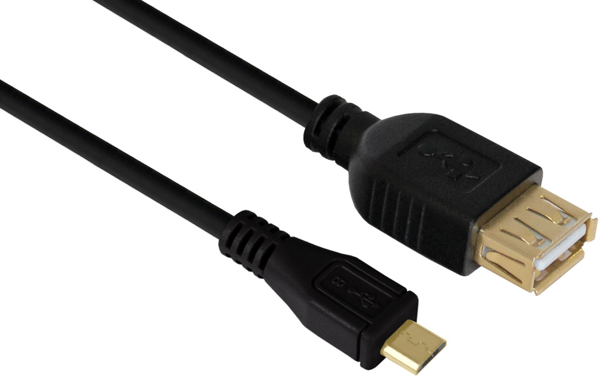 Greenconnect GCR-MB2AF-BB2S OTG-кабель microUSB (0,3 м)GCR-MB2AF-BB2S-0.3m Greenconnect GCR-MB2AF-BB2S OTG-кабель microUSB (0,3 м)GCR-MB2AF-BB2S-0.3mКабель Greenconnect GCR-MB2AF-BB2S используется для подключения периферийных устройств, таких как мышь или клавиатура к вашей портативной электронике с разъемом microUSB OTG (On-The-Go). Экранирование кабеля позволяет защитить сигнал при передаче от влияния внешних полей, способных создать помехи. OTG (On-The-Go) функция позволяет синхронизировать периферийные USB-устройства с портативным девайсом напрямую - без необходимости подключения к ПК.