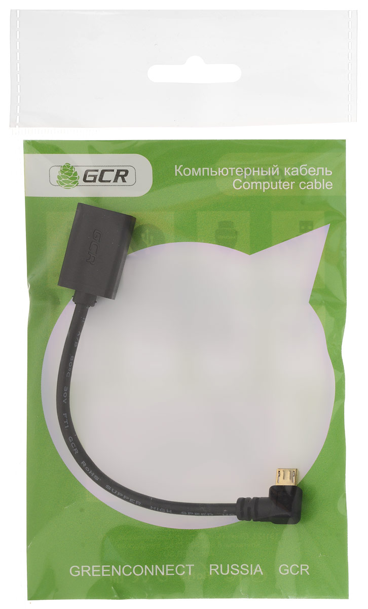 Greenconnect GCR-AMCB2AF-AA OTG-кабель (0,15 м)GCR-AMCB2AF-AA-0.15m Greenconnect GCR-AMCB2AF-AA OTG-кабель (0,15 м)GCR-AMCB2AF-AA-0.15mКабель Greenconnect GCR-AMCB2AF-AA используется для подключения периферийных устройств, таких как мышь или клавиатура к вашей портативной электронике с разъемом microUSB OTG (On-The-Go). OTG (On-The-Go) функция позволяет синхронизировать периферийные USB-устройства с портативным девайсом напрямую - без необходимости подключения к ПК.