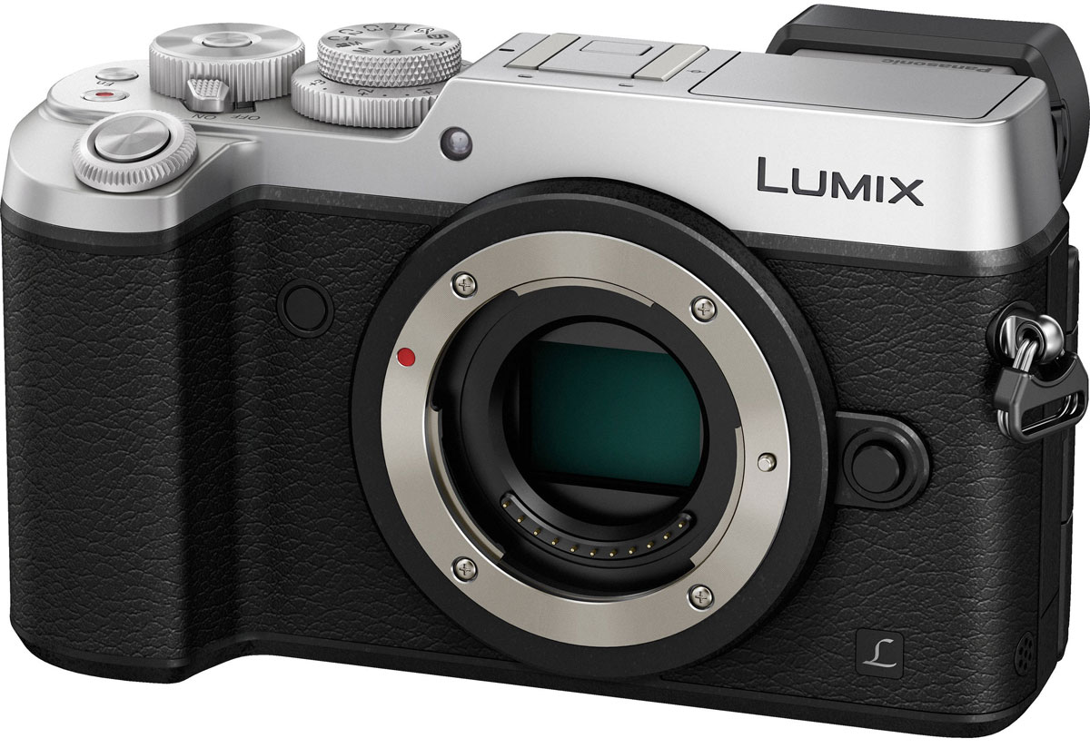 Panasonic Lumix DMC-GX8 Body, Silver цифровая фотокамераDMC-GX8EE-S Panasonic Lumix DMC-GX8 Body, Silver цифровая фотокамераDMC-GX8EE-SКамера Panasonic Lumix DMC-GX8 оснащена 20,3-мегапиксельным сенсором, двойным стабилизатором изображения, функцией записи 4К видео и фото, что позволяет снимать объекты в наилучшем качестве. Тщательно разработанную конструкцию камеры оценят даже профессиональные фотографы. Модель оснащена двойным стабилизатором изображения Dual I.S. для еще более эффективной коррекции дрожания рук. Одновременная работа стабилизатора корпуса и объектива обеспечивает оптимальный эффект. Благодаря расширенному углу коррекции (до 3.5х) можно получать четкие снимки при съемке с рук даже в условиях низкой освещенности. Фотокамера оснащена новым 20.3-мегапиксельным сенсором Digital Live MOS, который обеспечивает наилучшее качество изображения в истории цифровых камер линейки LUMIX G. Благодаря сенсору достигается высокоскоростная серийная съемка, высокочувствительная запись вплоть до ISO 25 600 и более широкий динамический диапазон. Сочетание сенсора Digital Live MOS и процессора Venus...