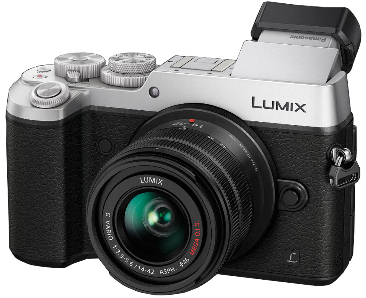 Panasonic Lumix DMC-GX8 Kit 14-42mm, Silver цифровая фотокамераDMC-GX8KEE-S Panasonic Lumix DMC-GX8 Kit 14-42mm, Silver цифровая фотокамераDMC-GX8KEE-SКамера Panasonic Lumix DMC-GX8 оснащена 20,3-мегапиксельным сенсором, двойным стабилизатором изображения, функцией записи 4К видео и фото, что позволяет снимать объекты в наилучшем качестве. Тщательно разработанную конструкцию камеры оценят даже профессиональные фотографы. Модель оснащена двойным стабилизатором изображения Dual I.S. для еще более эффективной коррекции дрожания рук. Одновременная работа стабилизатора корпуса и объектива обеспечивает оптимальный эффект. Благодаря расширенному углу коррекции (до 3.5х) можно получать четкие снимки при съемке с рук даже в условиях низкой освещенности. Фотокамера оснащена новым 20.3-мегапиксельным сенсором Digital Live MOS, который обеспечивает наилучшее качество изображения в истории цифровых камер линейки LUMIX G. Благодаря сенсору достигается высокоскоростная серийная съемка, высокочувствительная запись вплоть до ISO 25 600 и более широкий динамический диапазон. Сочетание сенсора Digital Live MOS и процессора Venus...