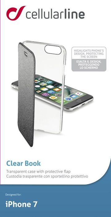 Cellular Line Book чехол для iPhone 7, BlackCLEARBOOKIPH747K Cellular Line Book чехол для iPhone 7, BlackCLEARBOOKIPH747KЧехол-книжка Cellular Line Book для iPhone 7 надежно защитит ваш смартфон от пыли, грязи, царапин, оставив при этом свободный доступ ко всем разъемам устройства. Также имеется возможность использования чехла в виде настольной подставки. Чехол Cellular Line Book - это стильная и элегантная деталь вашего образа, которая всегда обращает на себя внимание среди множества вещей.