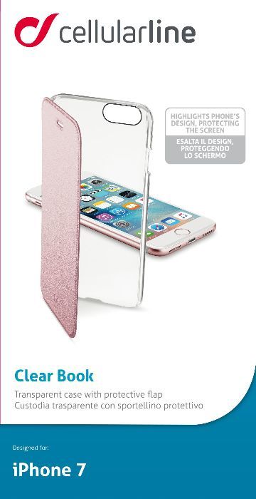 Cellular Line Book чехол для iPhone 7, PinkCLEARBOOKIPH747P Cellular Line Book чехол для iPhone 7, PinkCLEARBOOKIPH747PЧехол-книжка Cellular Line Book для iPhone 7 защитит ваш смартфон от пыли, грязи, царапин, оставив при этом свободный доступ ко всем разъемам устройства. Также имеется возможность использования чехла в виде настольной подставки. Чехол Cellular Line Book - это стильная и элегантная деталь вашего образа, которая всегда обращает на себя внимание среди множества вещей.