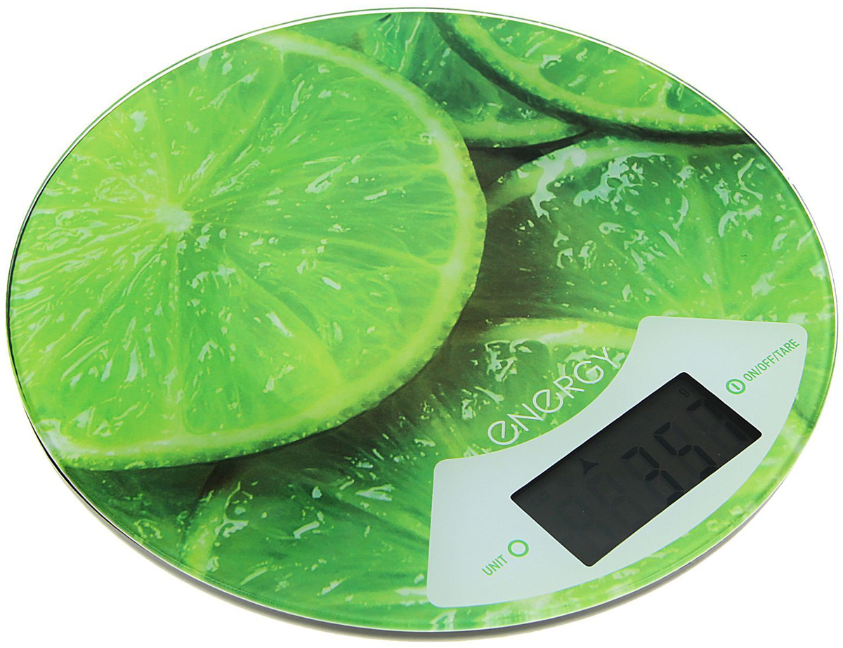 Energy EN-403, Lime кухонные весы54 011643 Energy EN-403, Lime кухонные весы54 011643Правильное соотношение ингредиентов — залог успеха при приготовлении блюда. Весы Energy EN-403 точно измерят массу каждого продукта. Платформа выполнена из прочных материалов, которые легко очищаются от загрязнений. Благодаря оригинальному дизайну данная модель станет стильным аксессуаром для любой кухни.