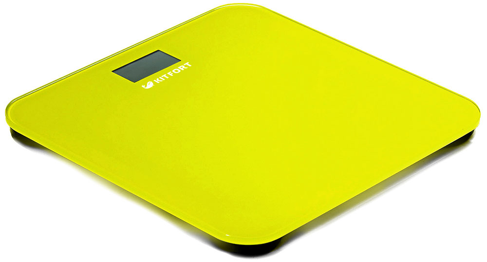 Kitfort КТ-804-4, Yellow весы напольныеКТ-804-4 Kitfort КТ-804-4, Yellow весы напольныеКТ-804-4Электронные напольные весы Kitfort КТ-804 обеспечивают высокую точность измерения и станут неизменным спутником для людей, следящих за своим весом. Весы оснащены жидкокристаллическим дисплеем с крупными цифрами, что делает их использование максимально удобным. Платформа выполнена из высокопрочного полированного стекла, а прорезиненные ножки обеспечивают весам дополнительную устойчивость и предотвращают их скольжение по полу, что гарантирует безопасность во время взвешивания. Включение и выключение весов Kitfort КТ-804 происходит автоматически. После взвешивания показания весов фиксируются. При каждом включении весы автоматически калибруются и тарируются для обеспечения большей точности показаний. Весы имеют яркий привлекательный дизайн, благодаря чему украсят собой любой интерьер. Минимальный вес: 2,5 кг