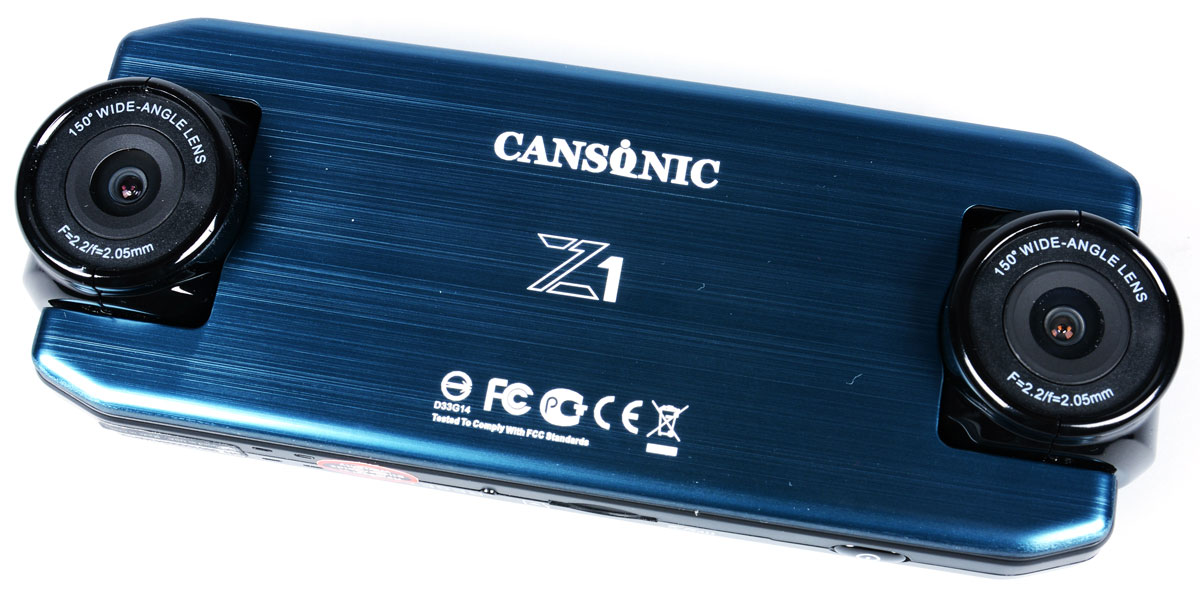 Cansonic Z1 Dual, Black видеорегистратор4627087521257 Cansonic Z1 Dual, Black видеорегистратор4627087521257Автомобильный видеорегистратор Cansonic Z1 Dual с двумя поворотными на 180 градусов камерами для съемки дороги и салона автомобиля. Данная модель пишет видео в с двух камер. Как правую так и левую камеру видеоерегистратора вы можете повернуть как в салон так и на дорогу. Устройство имеет две поворотных широкоугольных камеры высокого разрешения с углом обзора 150°. Наличие двух равных по функционалу камер, позволяет охватить 360° обзора в автомобиле. Автомобильный видеорегистратор сочетает в себе уникальный дизайн, надёжность и технологичность. Он способен работать в автономном режиме до 2-х часов. Идущие в комплекте Cansonic Z1 Dual два варианта быстросъёмных крепления обеспечат возможность легкого снятия и установки аппарата на место. Небольшие размеры устройства и корпус выполненный в неприметном дизайне дают возможность незаметно установить видеорегистратор. Модель обладает дисплеем размером 2 дюйма. Экран яркий и контрастный....