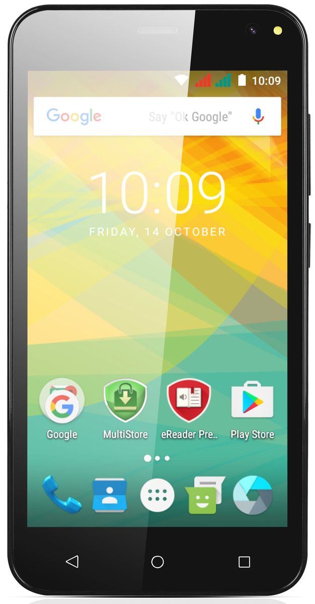 Prestigio Wize NV3, BlackPSP3537DUOBLACK Prestigio Wize NV3, BlackPSP3537DUOBLACKЦветной всплеск: Покажите всем, что вы - яркая творческая личность, с этим неординарным смартфоном. Широкая цветовая палитра на выбор, удобный 5,0-дюймовый экран, две камеры со вспышками для прекрасных фотографий и мощный четырехъядерный процессор - все, что нужно, чтобы подчеркнуть, что вы живете в своем собственном стиле. Для ежедневных задач: Четырехъядерный процессор с частотой 1,2 ГГц гарантирует мощную и надежную производительность. Запускайте несколько приложений одновременно и наслаждайтесь общением с друзьями во время игр, чтения или работы с документами. Wize NV3 оснащен 8 ГБ внутренней памяти, которых вполне достаточно для установки всех приложений для сохранения файлов. Android Marshmallow: Самая популярная ОС улучшает производительность аппаратной части Prestigio. Wize NV3 работает на базе улучшенной версии Android: 6.0 Marshmallow. А значит, он оснащен умным режимом экономии энергии Doze и многими другими классными свойствами. ...