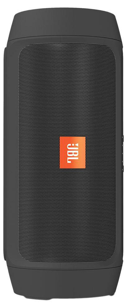 JBL Charge 2+, Black портативная акустическая системаCHARGE2PLUSBLKEU JBL Charge 2+, Black портативная акустическая системаCHARGE2PLUSBLKEUПортативная акустическая система JBL Charge 2+ с поддержкой Bluetooth и защитой от брызг позволяет быстро организовать вечеринку, воспроизводя мощный и высококачественный стереозвук, а благодаря аккумулятору на 6000 мАч вы сможете прослушивать музыку до 12 часов, одновременно подзаряжая свои устройства. Встроенный микрофон с функцией шумоподавления гарантирует безупречно четкий звук при звонках, а функция Social Mode позволяет подключить до 3 устройств, с которых вы сможете воспроизводить музыку по очереди. Поддержка технологии Bluetooth позволяет передавать потоковую музыку в высоком качестве с мобильных устройств. Источником звука может быть мобильный телефон, планшетное устройство или ноутбук - эта модель сможет с ним работать. Наличие пассивных излучателей обеспечивают более насыщенное звучание низких частот.