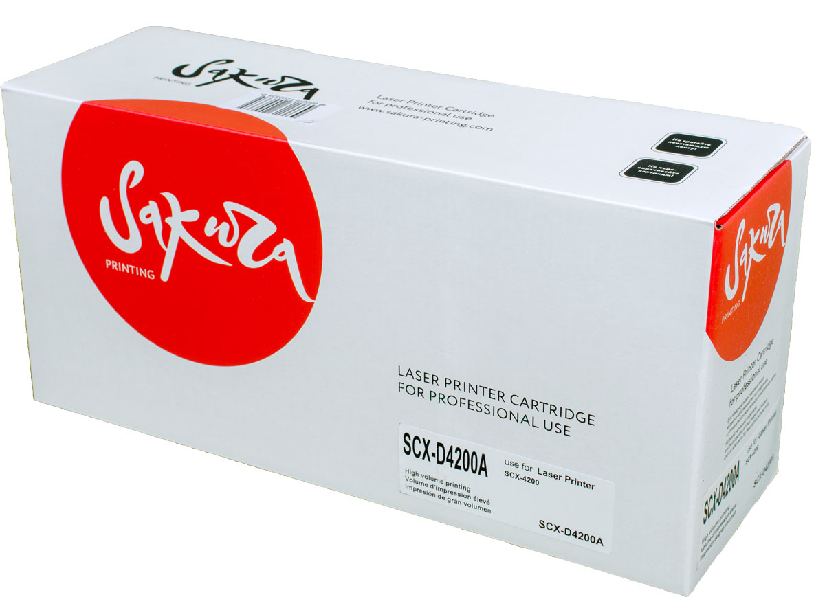 Sakura SCX-D4200A, Black тонер-картридж для Samsung SCX-4200SASCXD4200A Sakura SCX-D4200A, Black тонер-картридж для Samsung SCX-4200SASCXD4200AТонер-картридж Sakura SCX-D4200A для лазерных принтеров Samsung SCX-4200 является альтернативным решением для замены оригинальных картриджей. Он печатает с тем же качеством и имеет тот же ресурс, что и оригинальный картридж. В картриджах компании Sakura используется химический синтезированный тонер, который в отличие от дешевого тонера из перемолотого полимера, не царапает, а смазывает печатающий вал, что приводит к возможности многократных перезаправок картриджей. Такой подход гарантирует долгий срок службы принтера, превосходное качество и стабильность печати. Тонер-картриджи Sakura производятся при строгом соответствии стандартам ISO 9001 и ISO 14001, что подтверждено международными сертификатами.