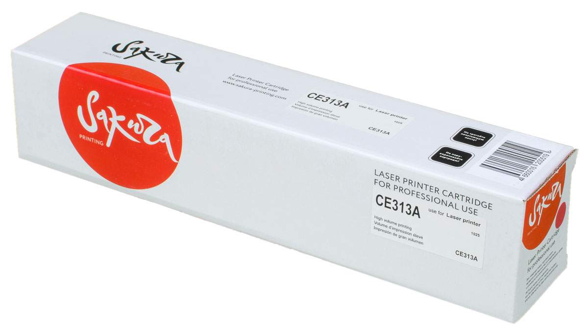 Sakura CE313A, Magenta тонер-картридж для HP LaserJet Pro CP1025/CP1025NWSACE313A Sakura CE313A, Magenta тонер-картридж для HP LaserJet Pro CP1025/CP1025NWSACE313AТонер-картридж Sakura CE313A для лазерных принтеров HP LaserJet Pro CP1025/CP1025NW является альтернативным решением для замены оригинальных картриджей. Он печатает с тем же качеством и имеет тот же ресурс, что и оригинальный картридж. В картриджах компании Sakura используется химический синтезированный тонер, который в отличие от дешевого тонера из перемолотого полимера, не царапает, а смазывает печатающий вал, что приводит к возможности многократных перезаправок картриджей. Такой подход гарантирует долгий срок службы принтера, превосходное качество и стабильность печати. Тонер-картриджи Sakura производятся при строгом соответствии стандартам ISO 9001 и ISO 14001, что подтверждено международными сертификатами.