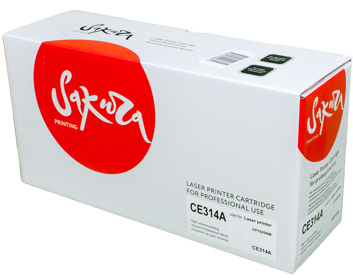 Sakura CE314A фотобарабан для HP MFP M175a/M175nw/CP1025/CP1025nwSACE314A Sakura CE314A фотобарабан для HP MFP M175a/M175nw/CP1025/CP1025nwSACE314AСовместимый фотобарабан Sakura CE314A для печатающих устройств HP - это альтернатива приобретению оригинальных расходных материалов. При этом качество печати остается высоким.