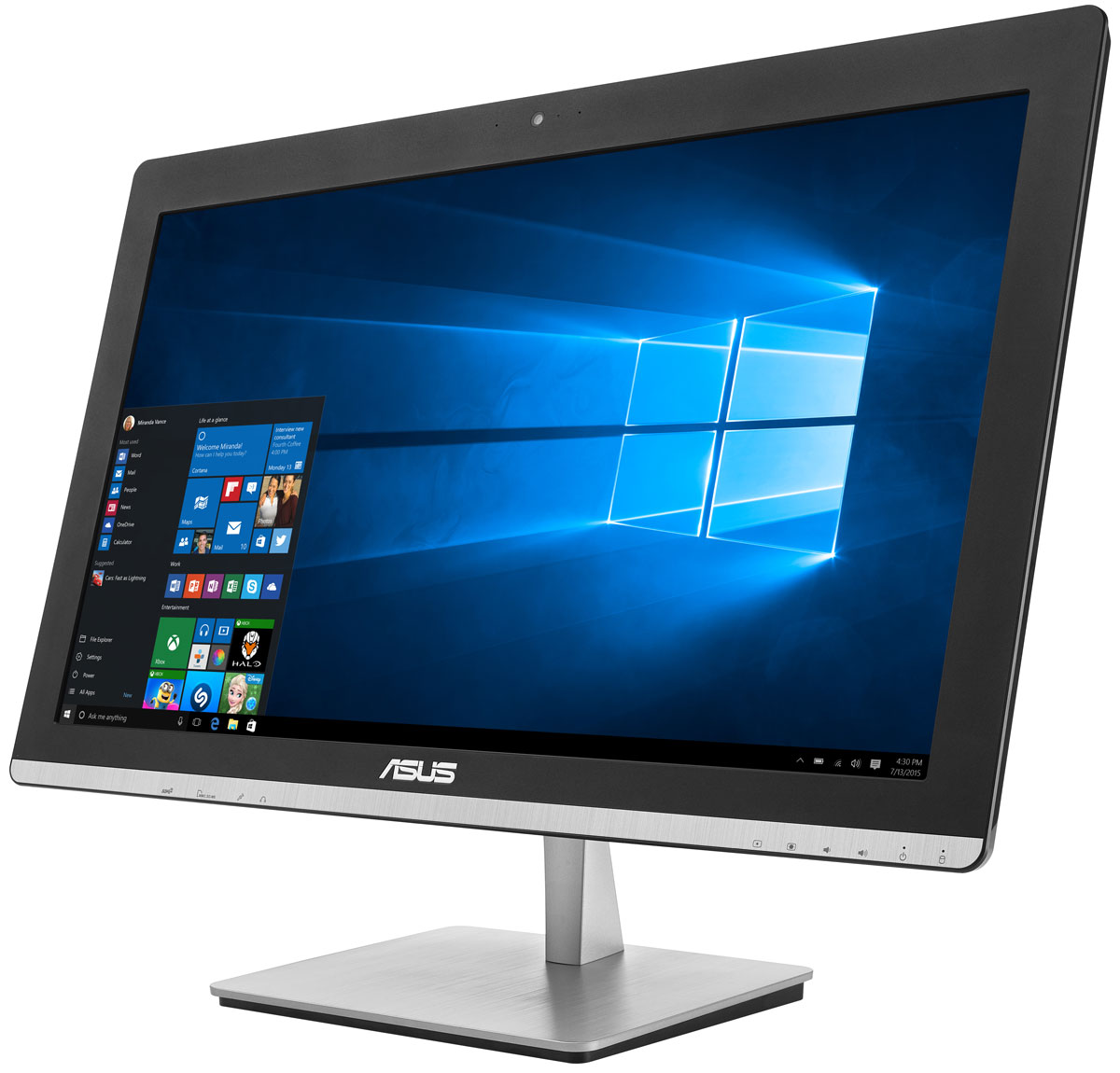ASUS Vivo AiO V230ICGK-BC273X, Black моноблокV230ICGK-BC273X ASUS Vivo AiO V230ICGK-BC273X, Black моноблокV230ICGK-BC273XУстройство Asus V230ICGK - это полноценный моноблочный компьютер, включающий в себя дисплей, процессор, видеокарту, оперативную и пользовательскую память. Он выполнен в красивом корпусе, который будет удачно смотреться в домашнем интерьере. Компактное полнофункциональное устройство, такое как моноблочный компьютер Asus V230ICGK, идеально подходит для современного дома, поскольку его можно использовать для самых различных приложений, как рабочих, так и развлекательных, при этом не засоряя домашний интерьер множеством кабелей и дополнительных приспособлений. Изящная подставка прочно удерживает моноблочный компьютер на месте. В отличие от подставок аналогичных моделей, ее верхний конец прикреплен к задней панели дисплея, а не к его основанию. Моноблочный компьютер Asus V230ICGK оснащается процессором Intel Core i7 шестого поколения, который показывает высокую производительность при низком энергопотреблении. С ним можно комфортно выполнять ...